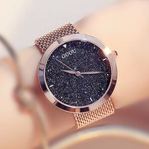 Guou Brand Fashion Numberless Women Watch