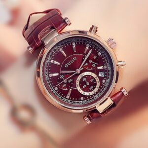 GUOU Brand Modern Multi-Function Women Watch