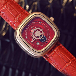 Guou Brand Retro Personalized Square Watch