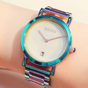 Guou Brand Simple Colorful Watch